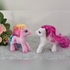 2007 HASBRO G3 My Little Pony Toola Roola & Strawberry Swirl MLP Set